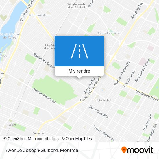 Avenue Joseph-Guibord plan