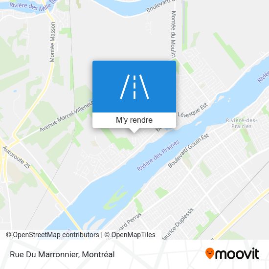 Rue Du Marronnier plan