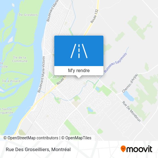Rue Des Groseilliers plan