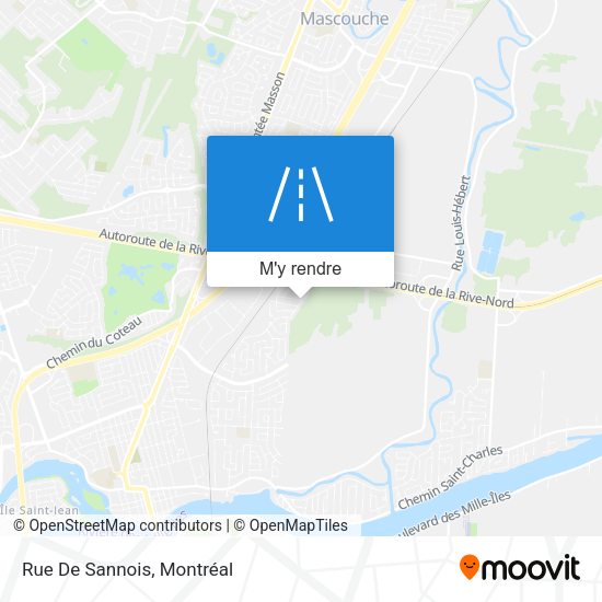 Rue De Sannois plan