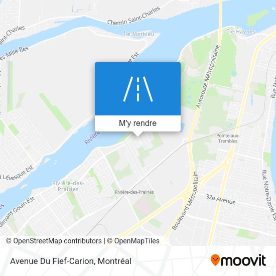 Avenue Du Fief-Carion plan