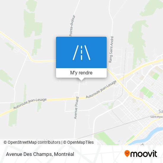 Avenue Des Champs plan