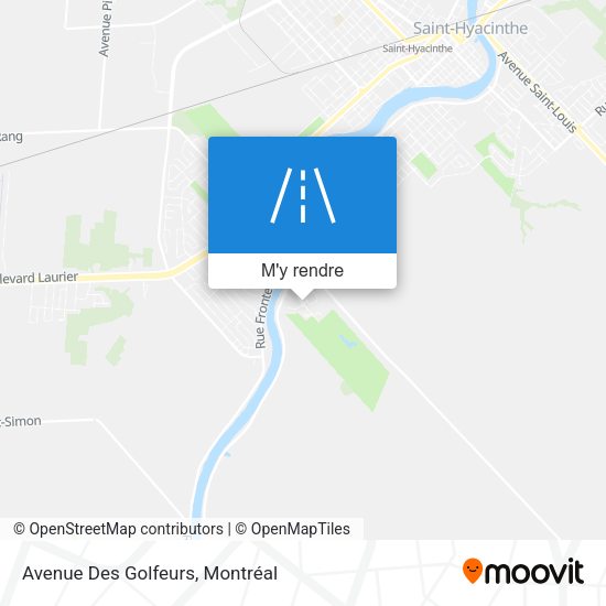 Avenue Des Golfeurs plan