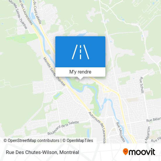 Rue Des Chutes-Wilson plan