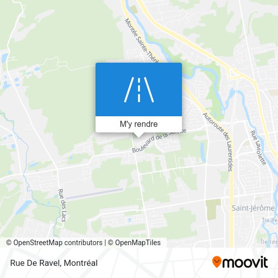 Rue De Ravel plan