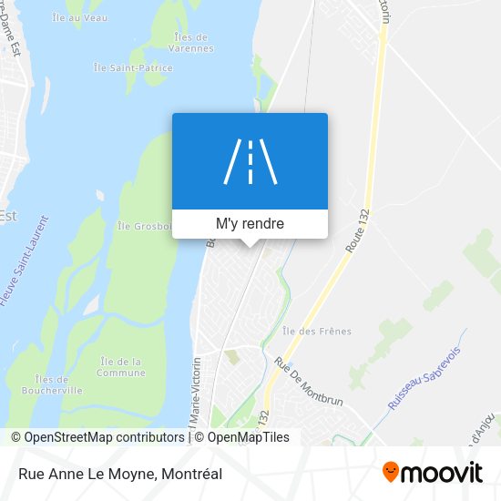 Rue Anne Le Moyne plan