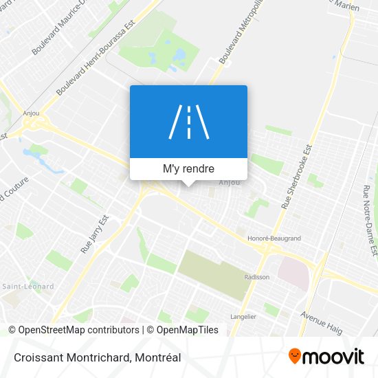 Croissant Montrichard plan