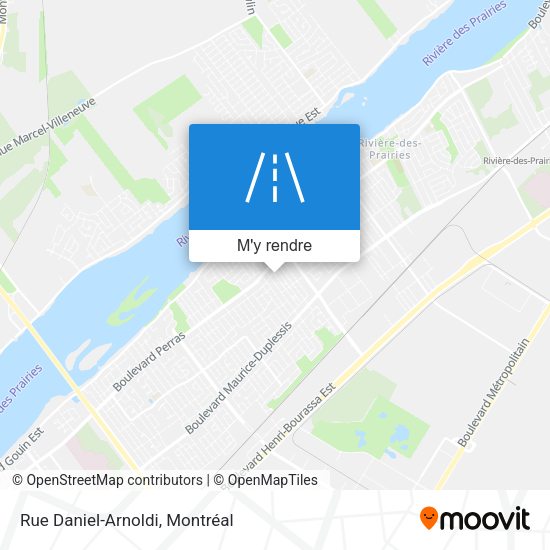 Rue Daniel-Arnoldi plan