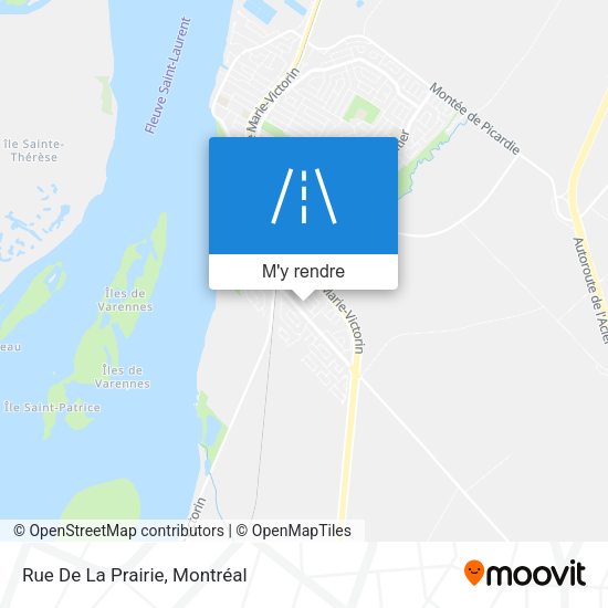 Rue De La Prairie plan