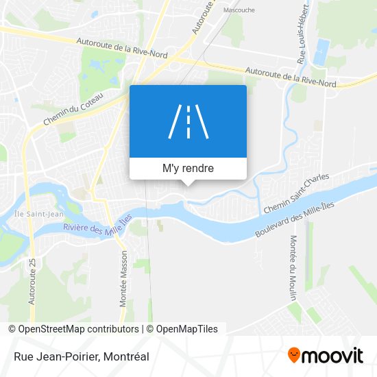 Rue Jean-Poirier plan