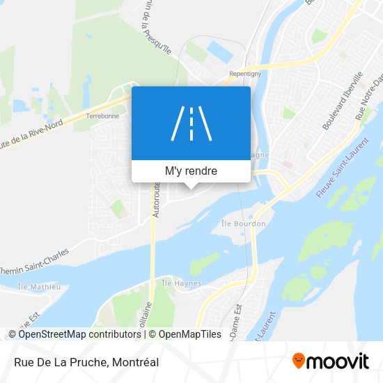 Rue De La Pruche plan