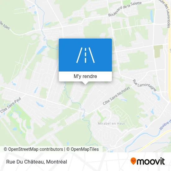 Rue Du Château plan