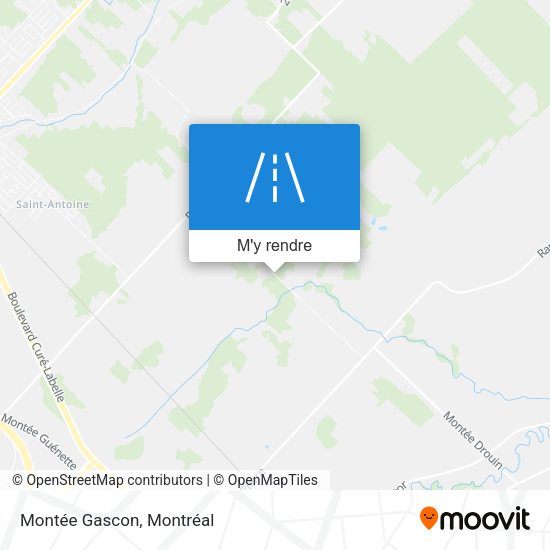 Montée Gascon plan