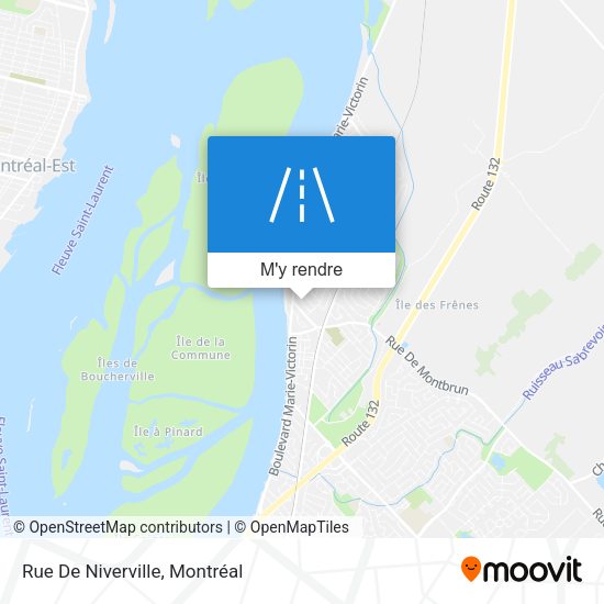 Rue De Niverville plan