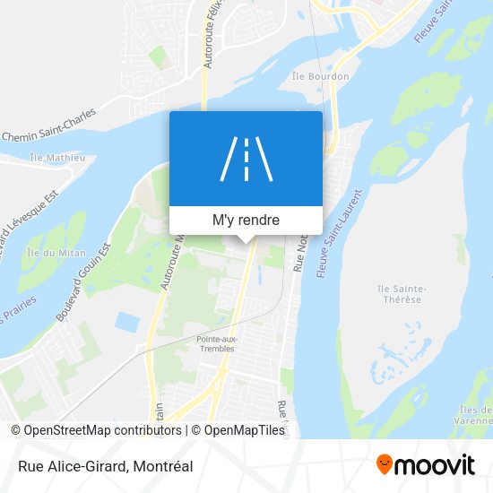 Rue Alice-Girard plan