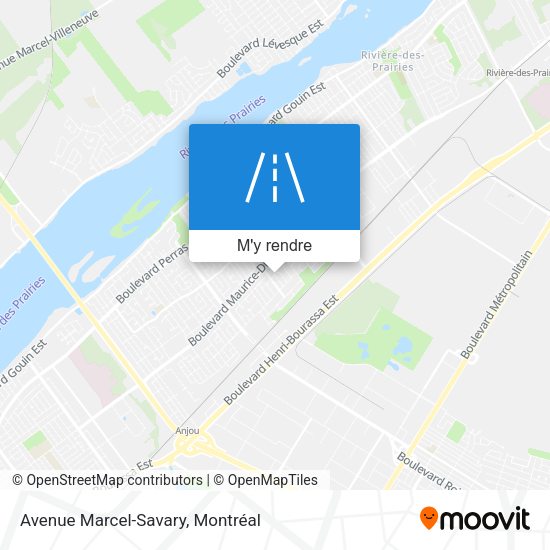 Avenue Marcel-Savary plan