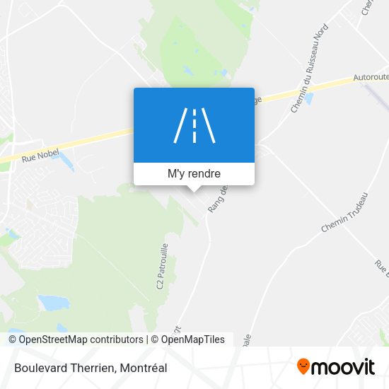 Boulevard Therrien plan