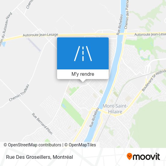 Rue Des Groseillers plan