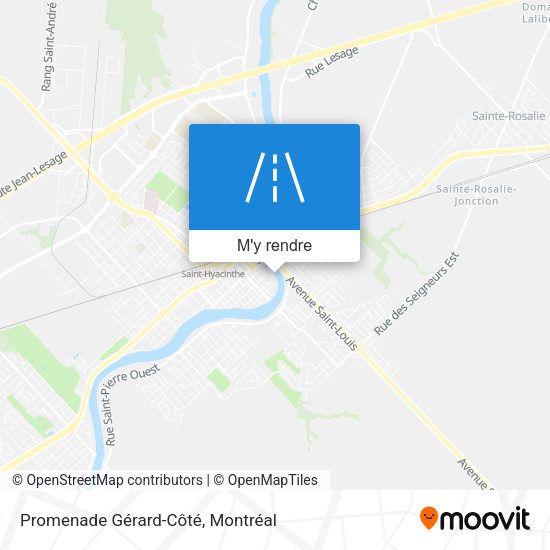 Promenade Gérard-Côté plan