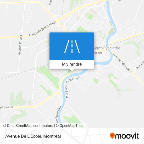 Avenue De L'École plan