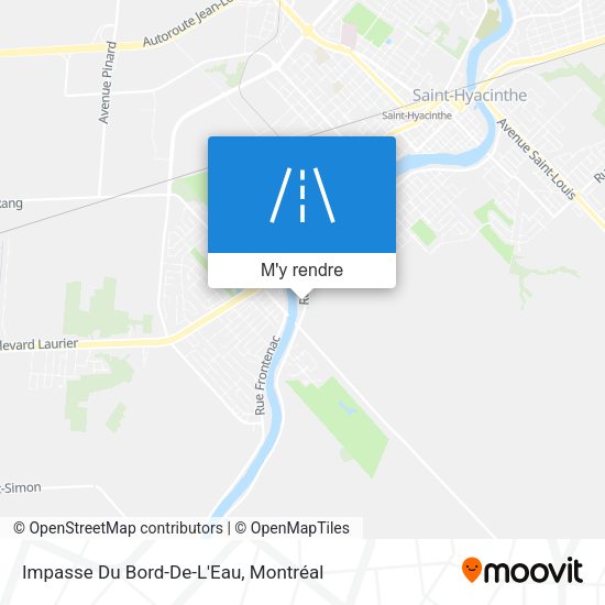 Impasse Du Bord-De-L'Eau plan