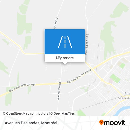 Avenues Deslandes plan