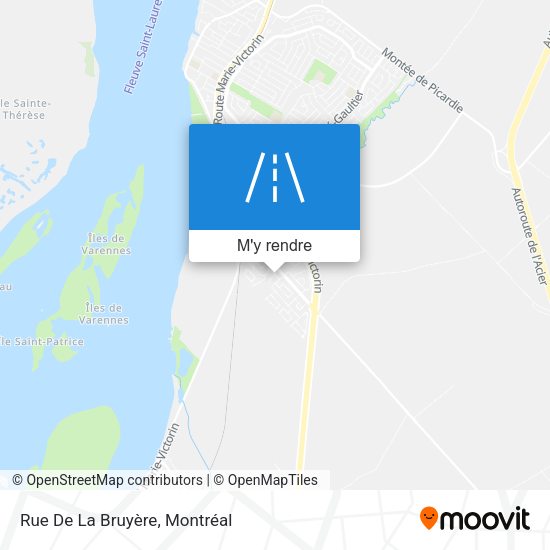 Rue De La Bruyère plan