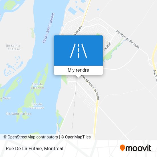Rue De La Futaie plan