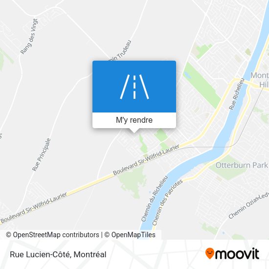 Rue Lucien-Côté plan