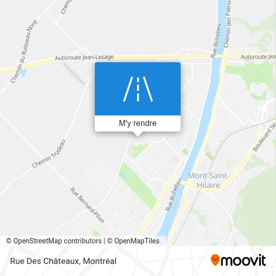 Rue Des Châteaux plan