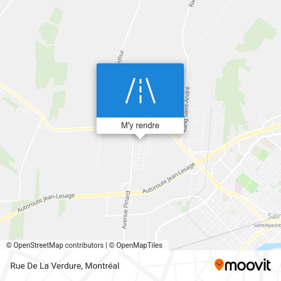 Rue De La Verdure plan