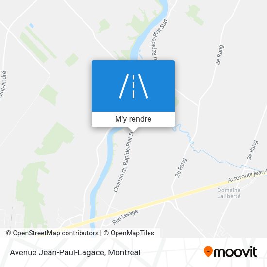 Avenue Jean-Paul-Lagacé plan