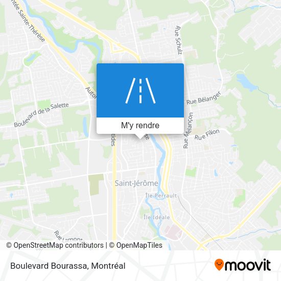 Boulevard Bourassa plan