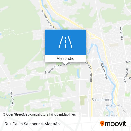 Rue De La Seigneurie plan