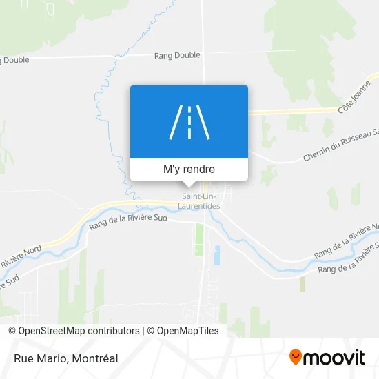 Rue Mario plan