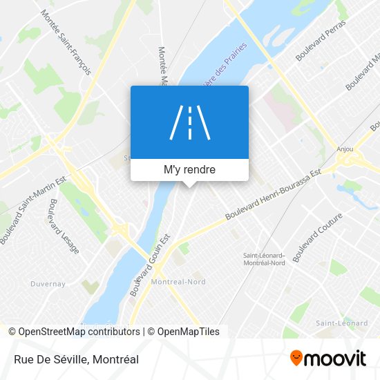 Rue De Séville plan