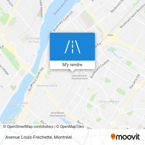 Avenue Louis-Fréchette plan
