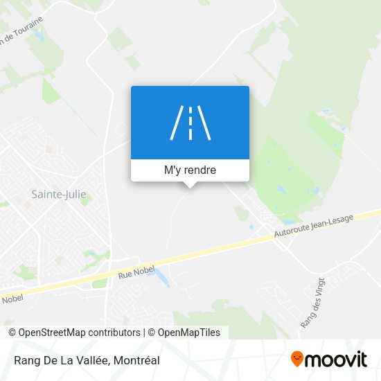 Rang De La Vallée plan