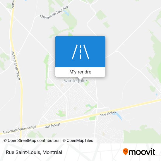 Rue Saint-Louis plan