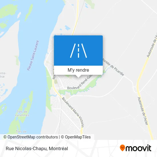 Rue Nicolas-Chapu plan