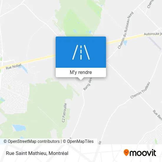 Rue Saint Mathieu plan