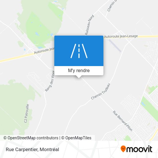 Rue Carpentier plan