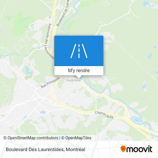 Boulevard Des Laurentides plan