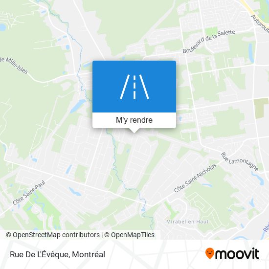 Rue De L'Évêque plan