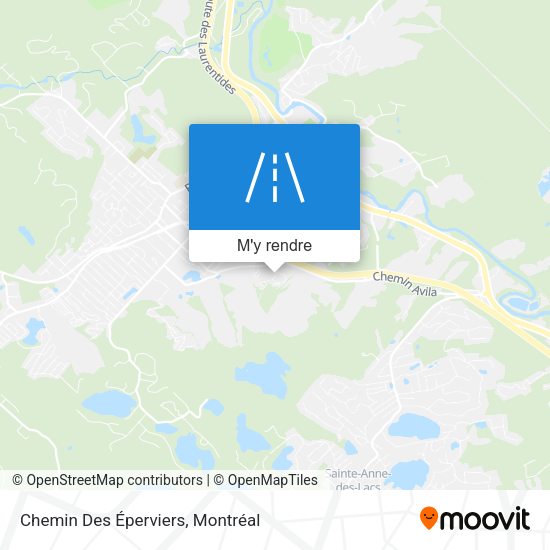 Chemin Des Éperviers plan