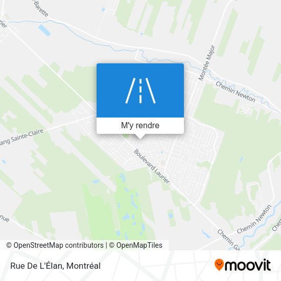 Rue De L'Élan plan