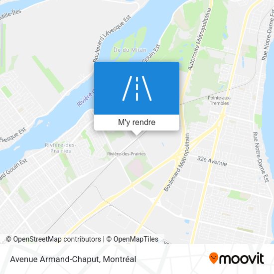 Avenue Armand-Chaput plan