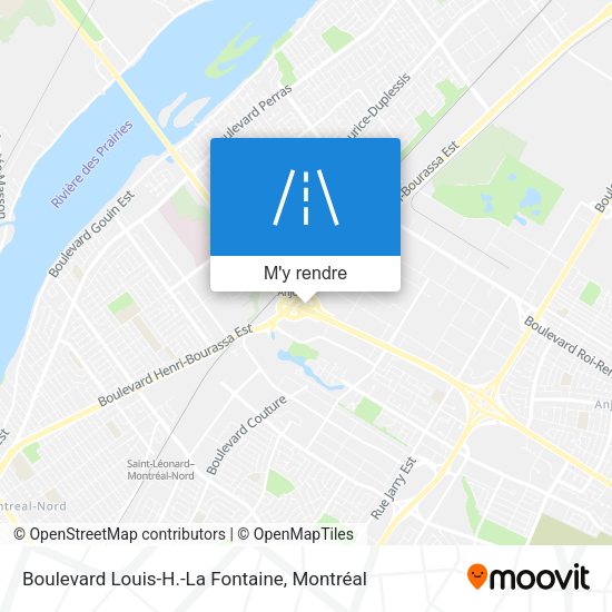 Boulevard Louis-H.-La Fontaine plan