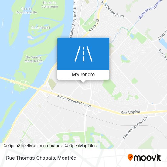Rue Thomas-Chapais plan