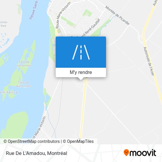 Rue De L'Amadou plan